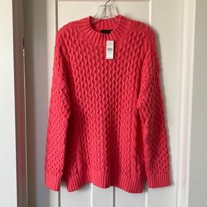 Beautiful Sweater,  size-L,Long sleeves, red/pink/coral colors?